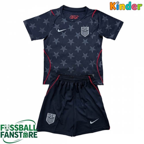 Vereinigte Staaten Giovanni Reyna #7 Replik Auswärtstrikot Kinder WM 2026 Kurzarm (+ Kurze Hosen)